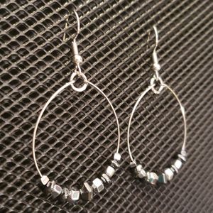 3/$20 | Hematite hoop earrings